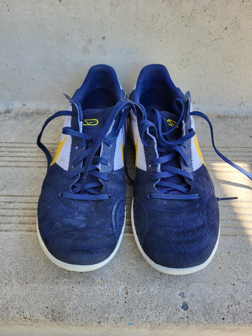 Nike Navy Blue Indoor Soccer Shoes